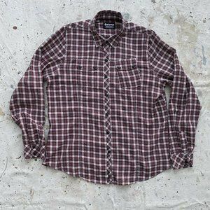 NWOT Barbour Cotton Plaid Button Down Shirt Womens L